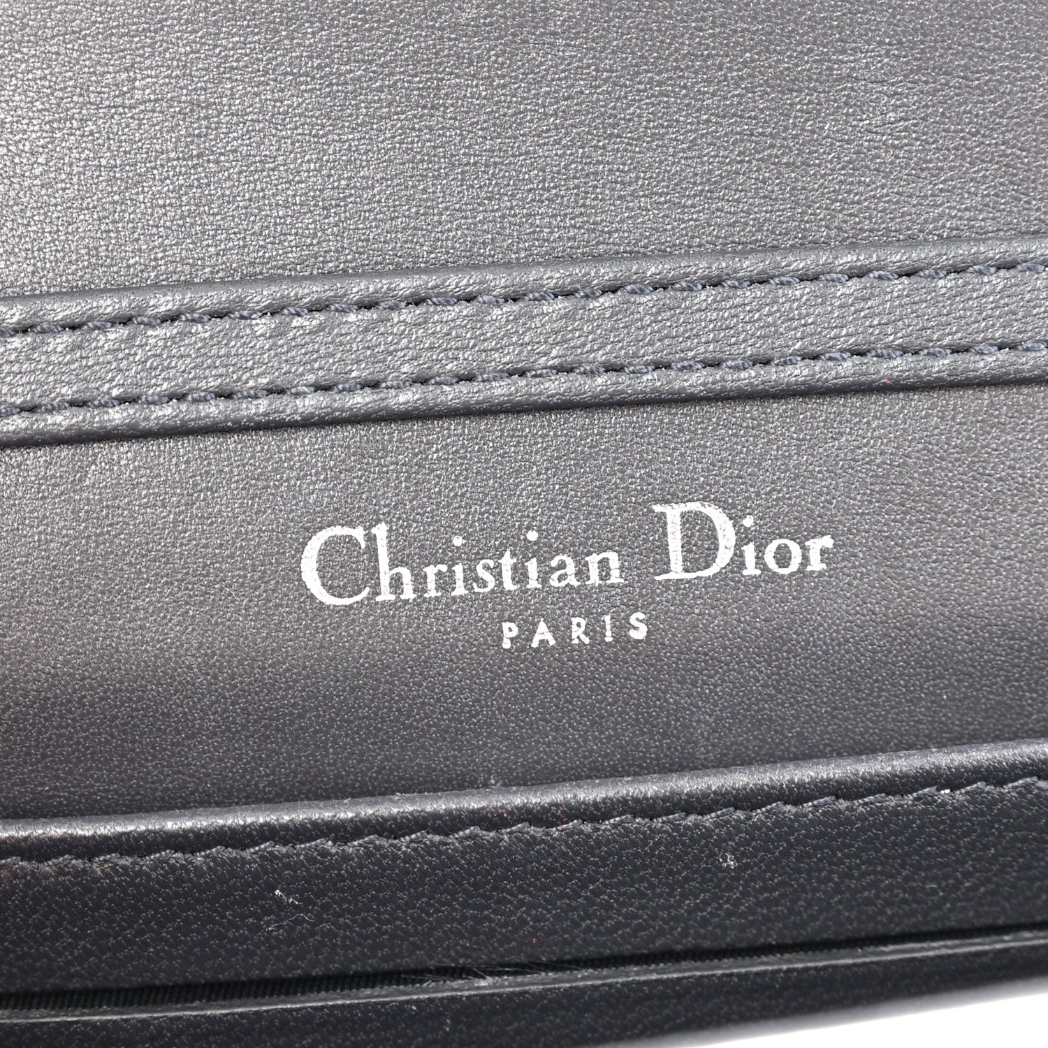 Christian Dior Metallic Patent Micro-Cannage Baby Diorama Flap Bag Silver 6 of 15