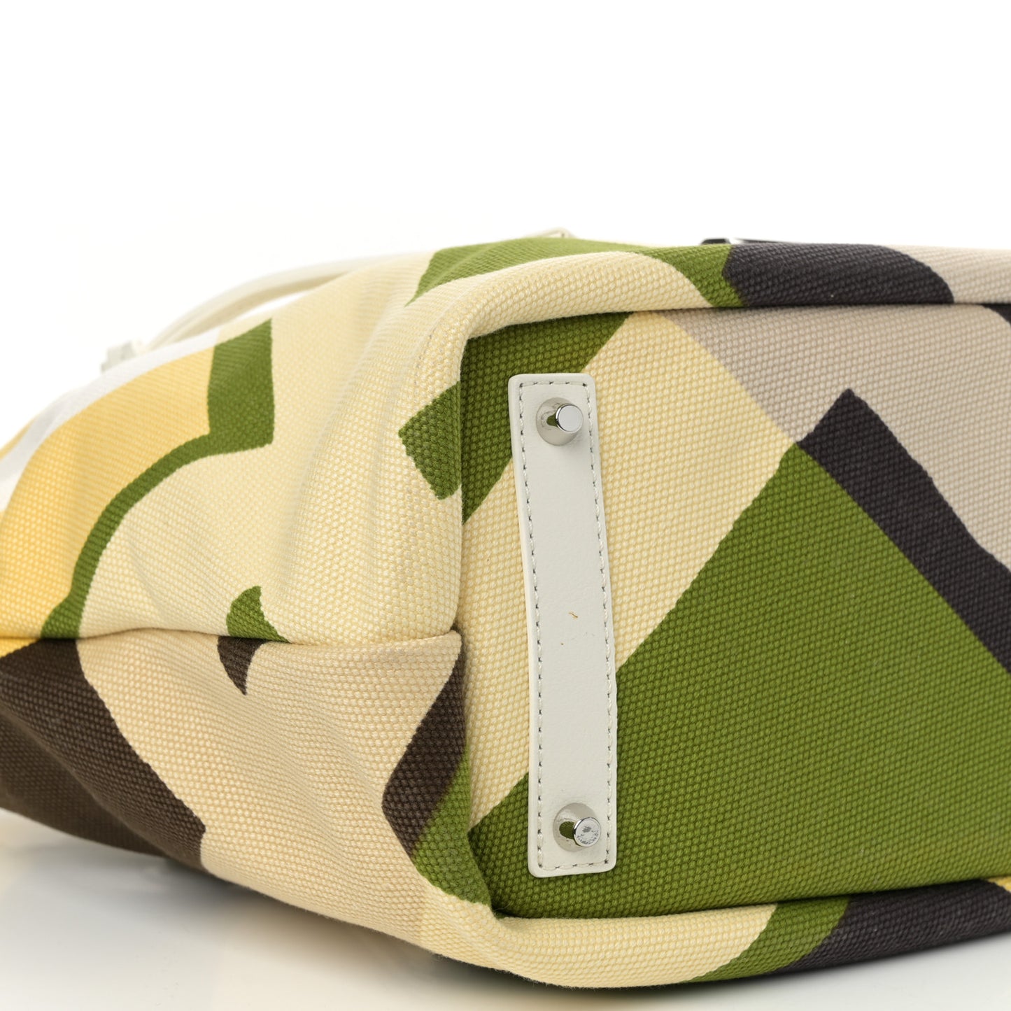 Canvas Mega Check Seaton Tote Bright Fern