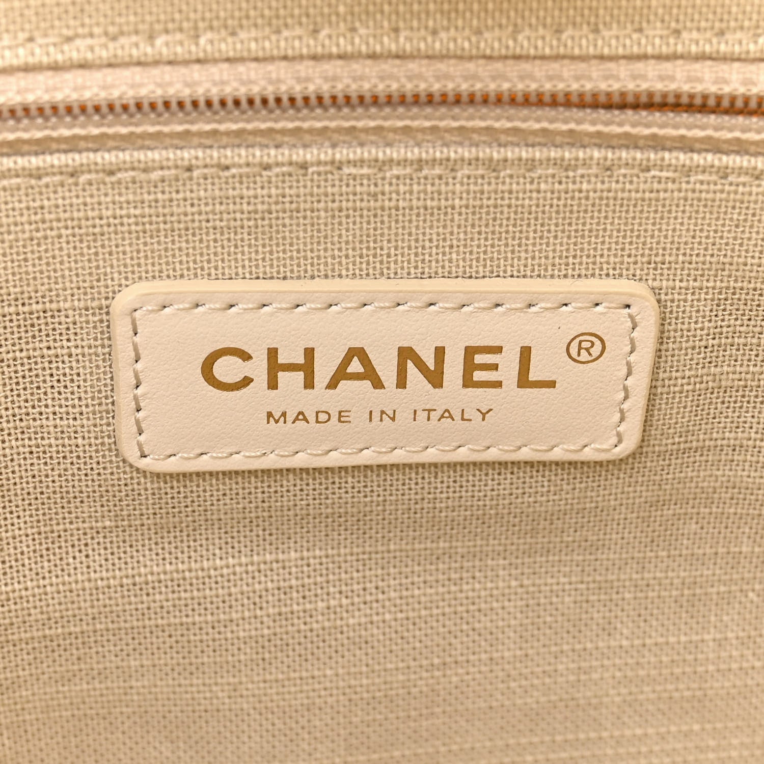 Chanel Mixed Fibers Small Deauville Tote Yellow 6 of 11