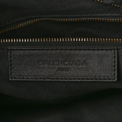 Balenciaga Veau Soyeux Perforated Blackout Hardware City Black 6 of 9