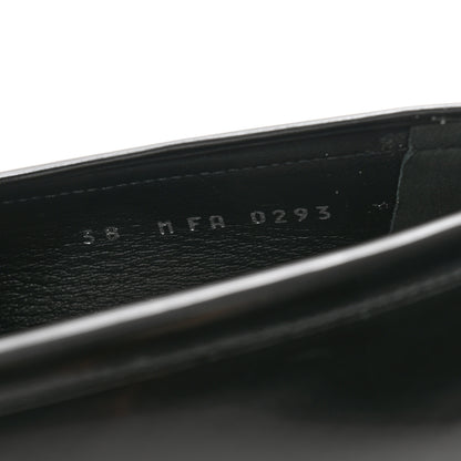 Louis Vuitton Glazed Calfskin Chess Flat Loafer 38 8 of 11