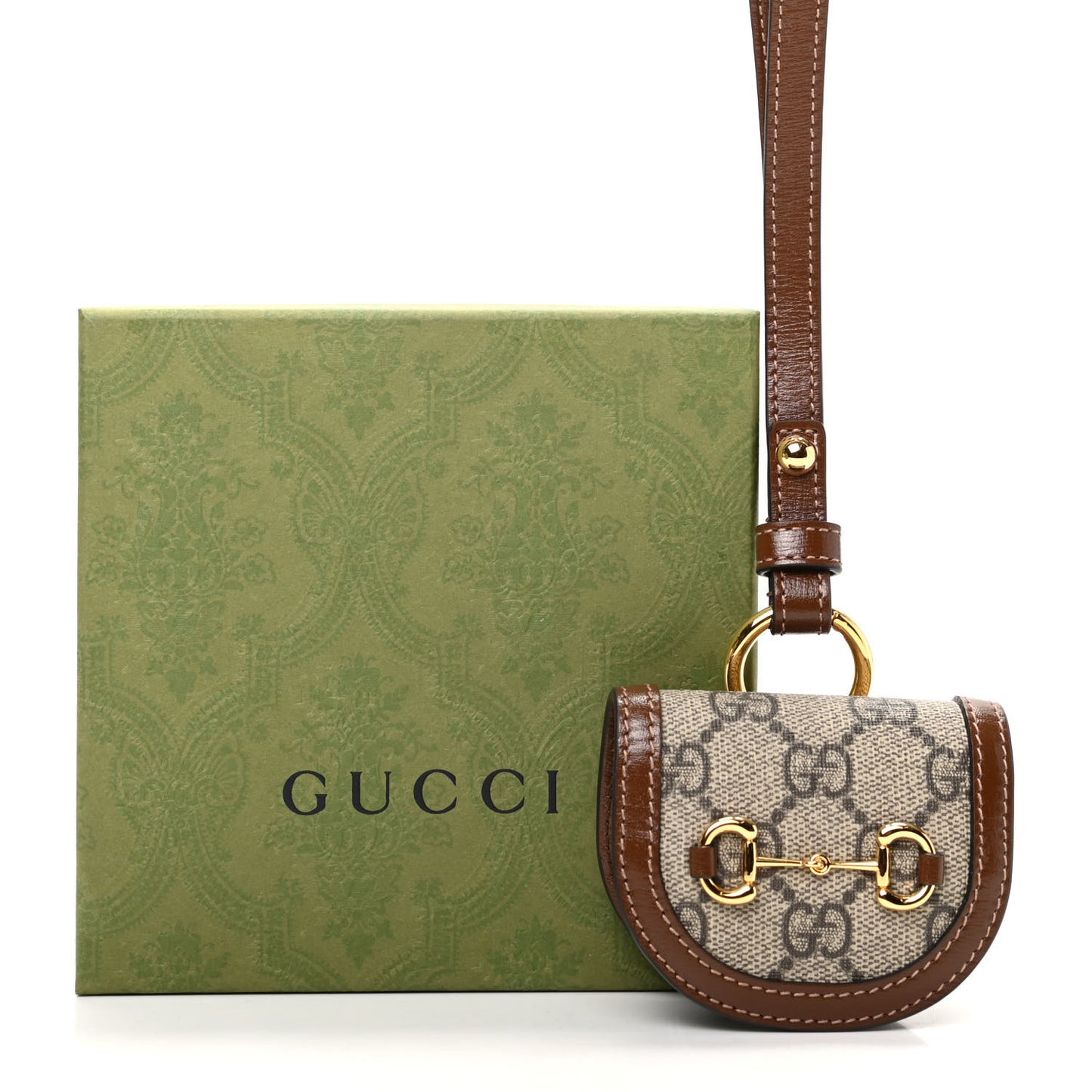 GG Supreme Monogram Horsebit 1955 AirPods Case