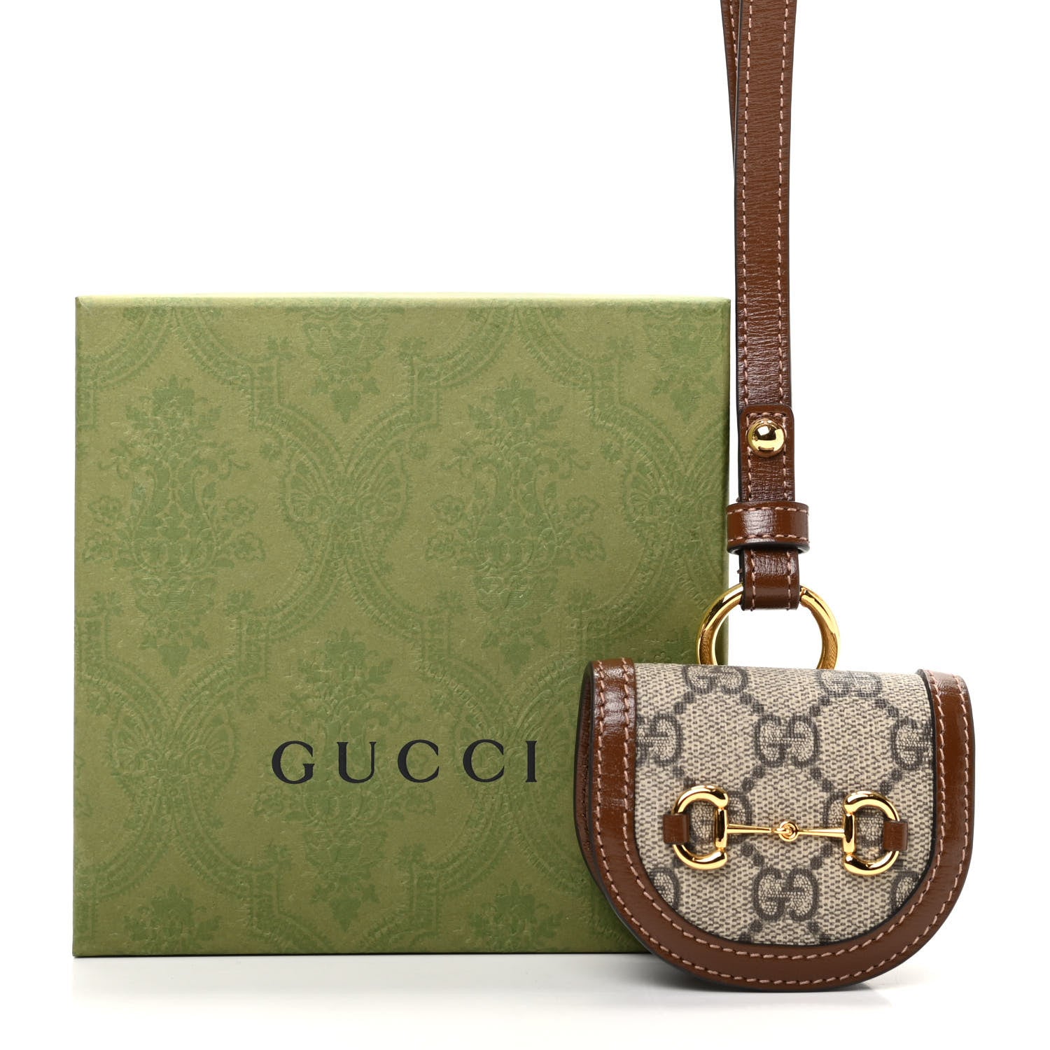 Gucci GG Supreme Monogram Horsebit 1955 AirPods Case 7 of 7