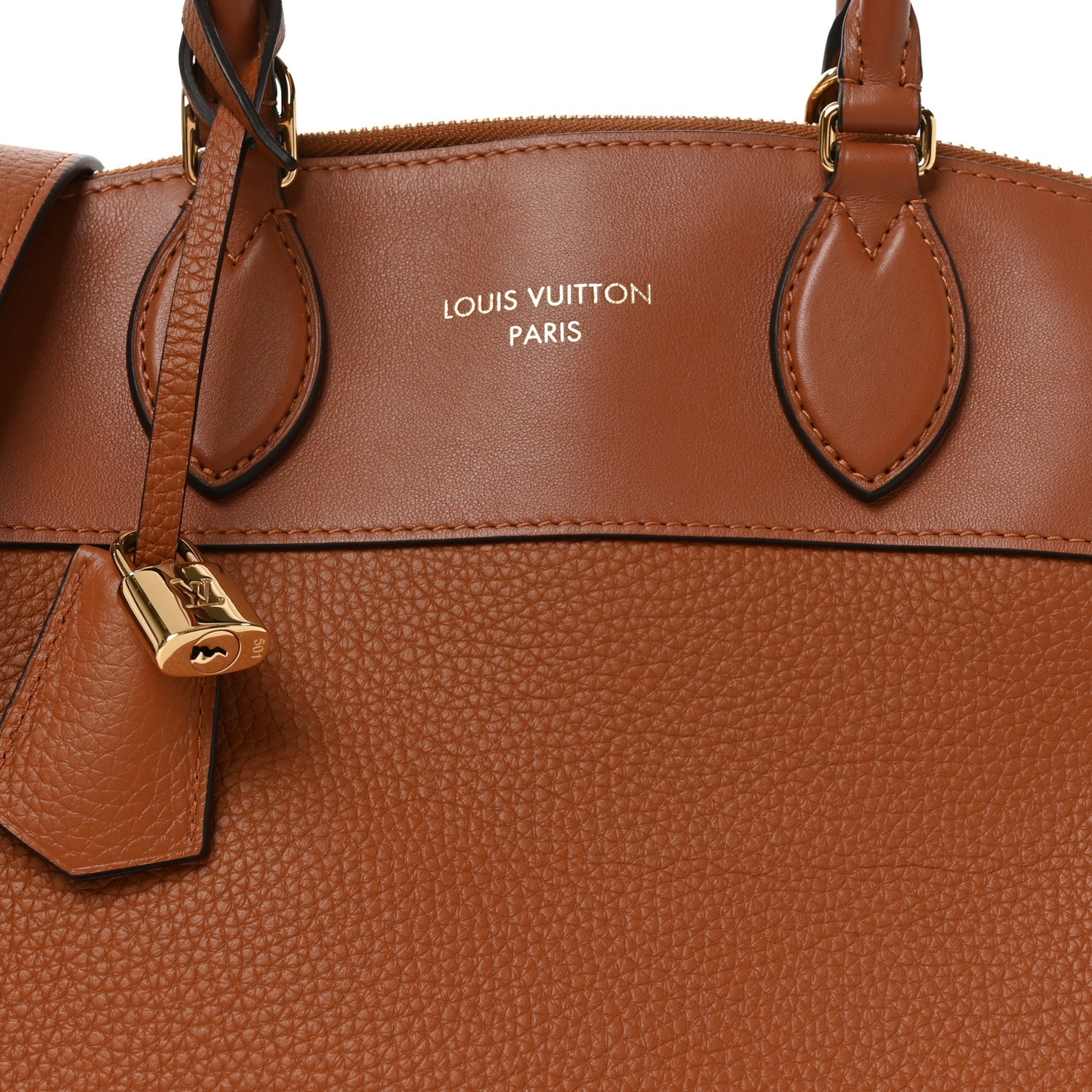Louis Vuitton Taurillon Vendome MM Gold 7 of 9