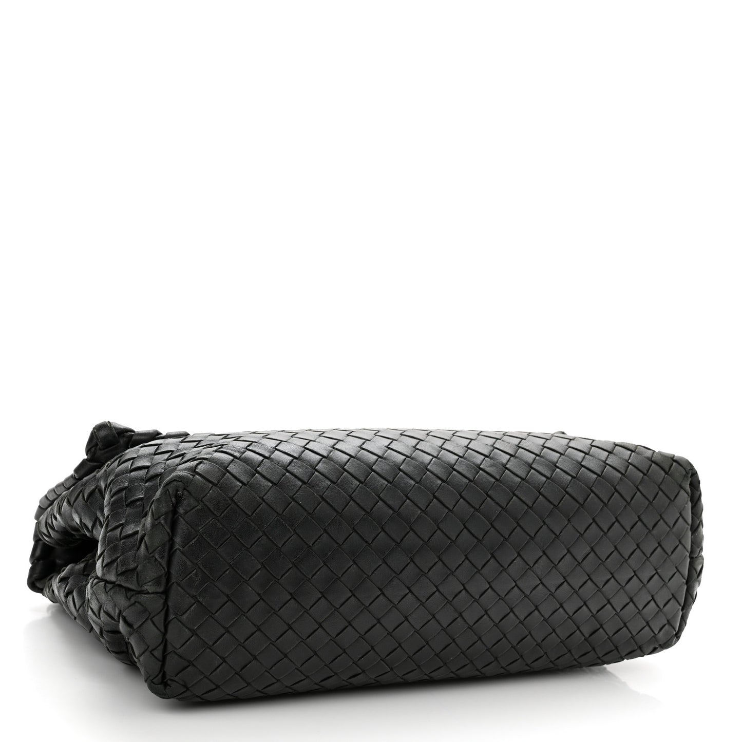 Nappa Intrecciato Medium Olimpia Shoulder Bag Black