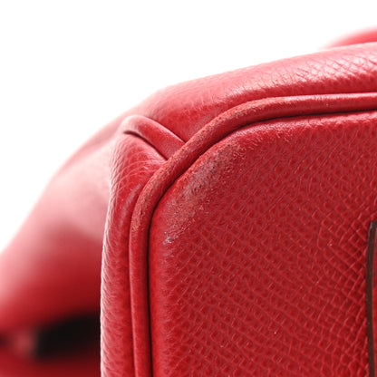 Hermes Epsom Birkin 35 Rouge Casaque 15 of 20
