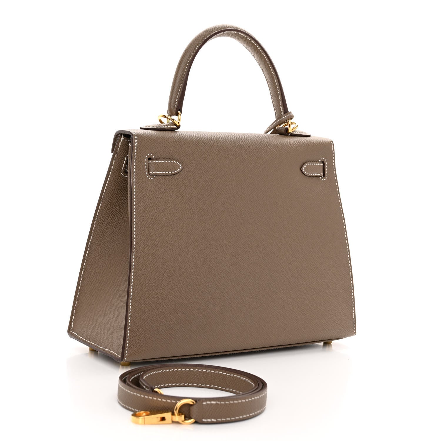 Hermes Epsom Kelly Sellier 25 Etoupe 3 of 11