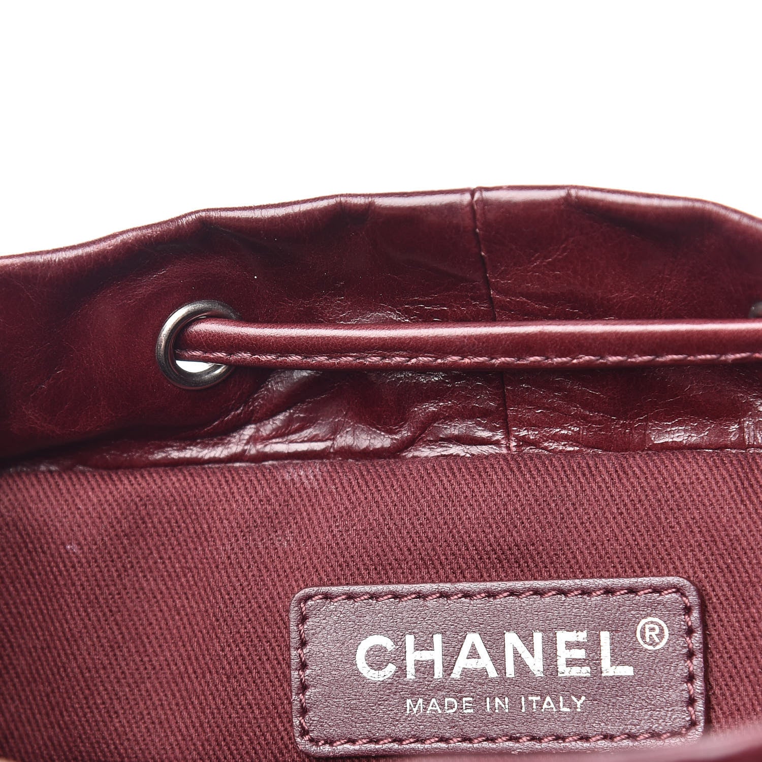 Chanel Glazed Calfskin Quilted Small Salzburg Backpack Burgundy 8 of 16