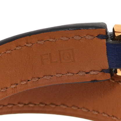 Hermes Swift Rivale Double Tour Bracelet S Bleu Saphir 5 of 6