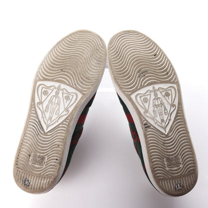 Gucci Terry Cloth GG Monogram Web Womens Ace Sneakers 41 Green Red 6 of 10