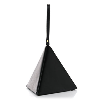 Saint Laurent Lambskin Pyramid Clutch Black 4 of 17