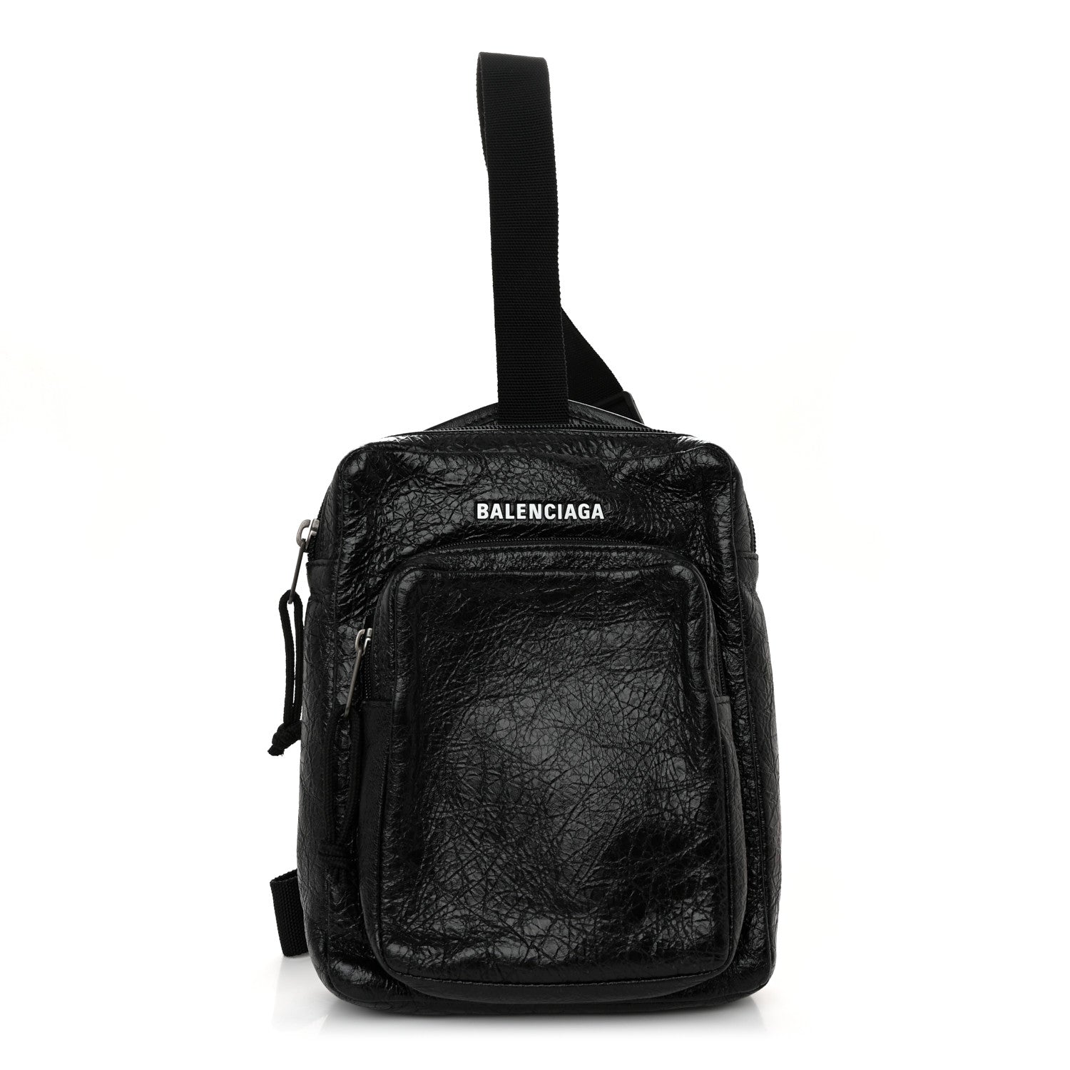 Balenciaga Agneau Explorer Crossbody Black 1 of 10