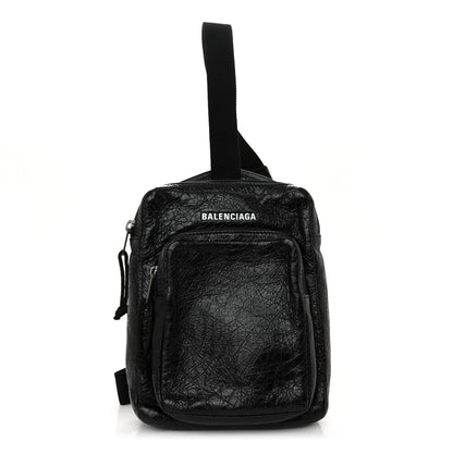 Balenciaga Agneau Explorer Crossbody Black 1 of 10