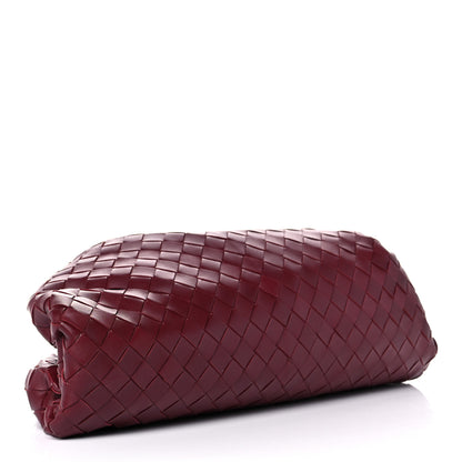 Bottega Veneta Nappa Maxi Intrecciato The Pouch Oversized Clutch Bordeaux 4 of 9