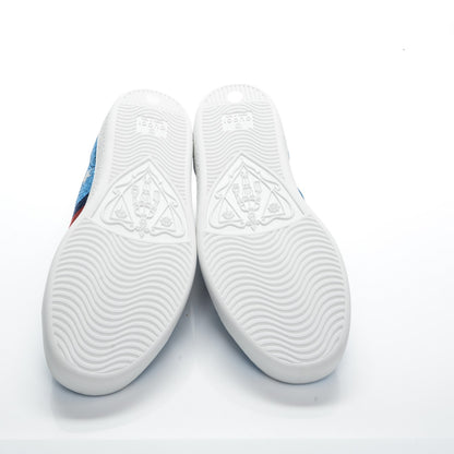 Gucci Lurex Starry Sky Sylvie Web New Ace Sneakers 35.5 Bluette Silver 6 of 8