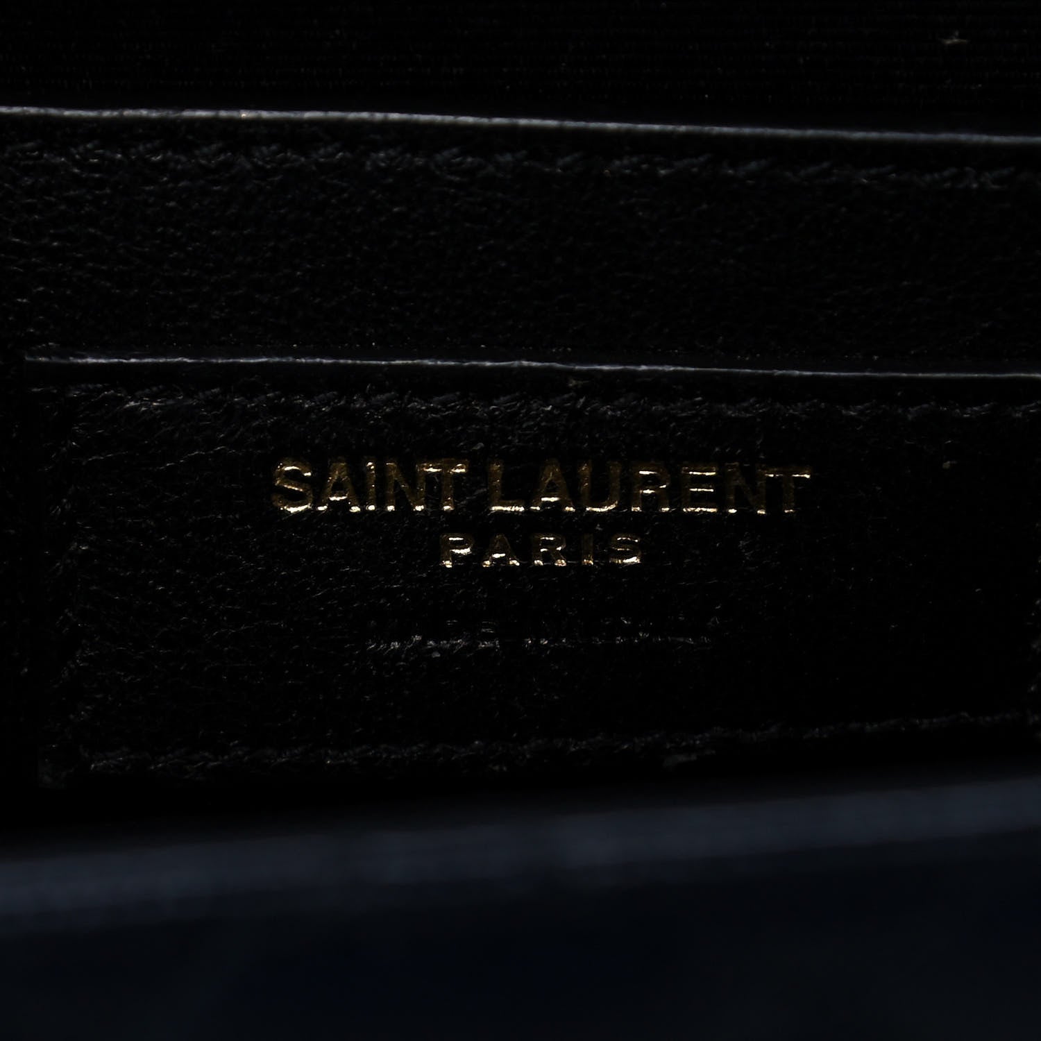 Saint Laurent Grain De Poudre Textured Mixed Matelasse Triquilt Medium Monogram Satchel Deep Marine 6 of 13