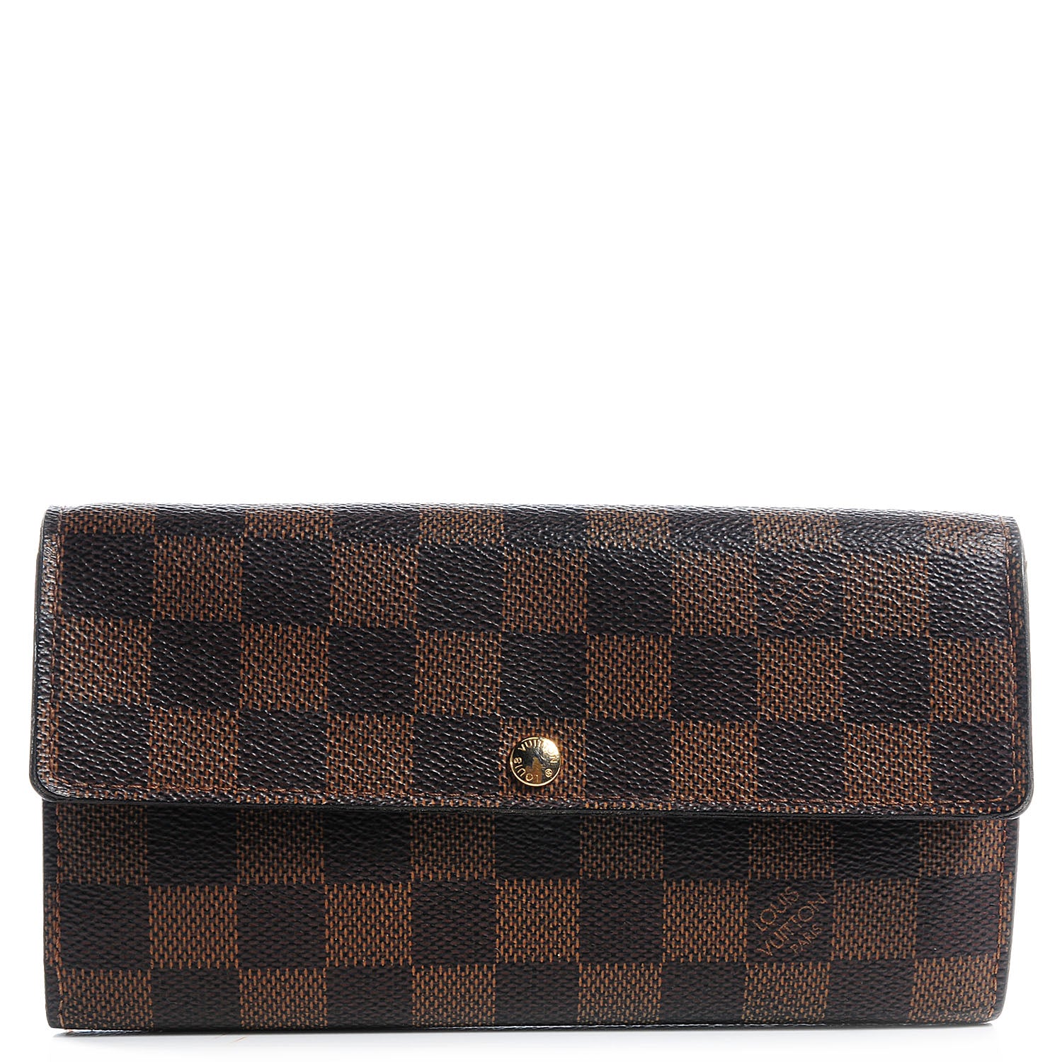 Louis Vuitton Damier Ebene Sarah Wallet 1 of 8