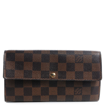 Louis Vuitton Damier Ebene Sarah Wallet 1 of 8
