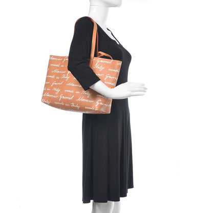Mansur Gavriel Calfskin Small Logo Shopping Tote Cammello 2 of 13