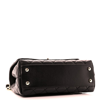 Chanel Caviar Quilted Mini Coco Handle Flap Black 4 of 11