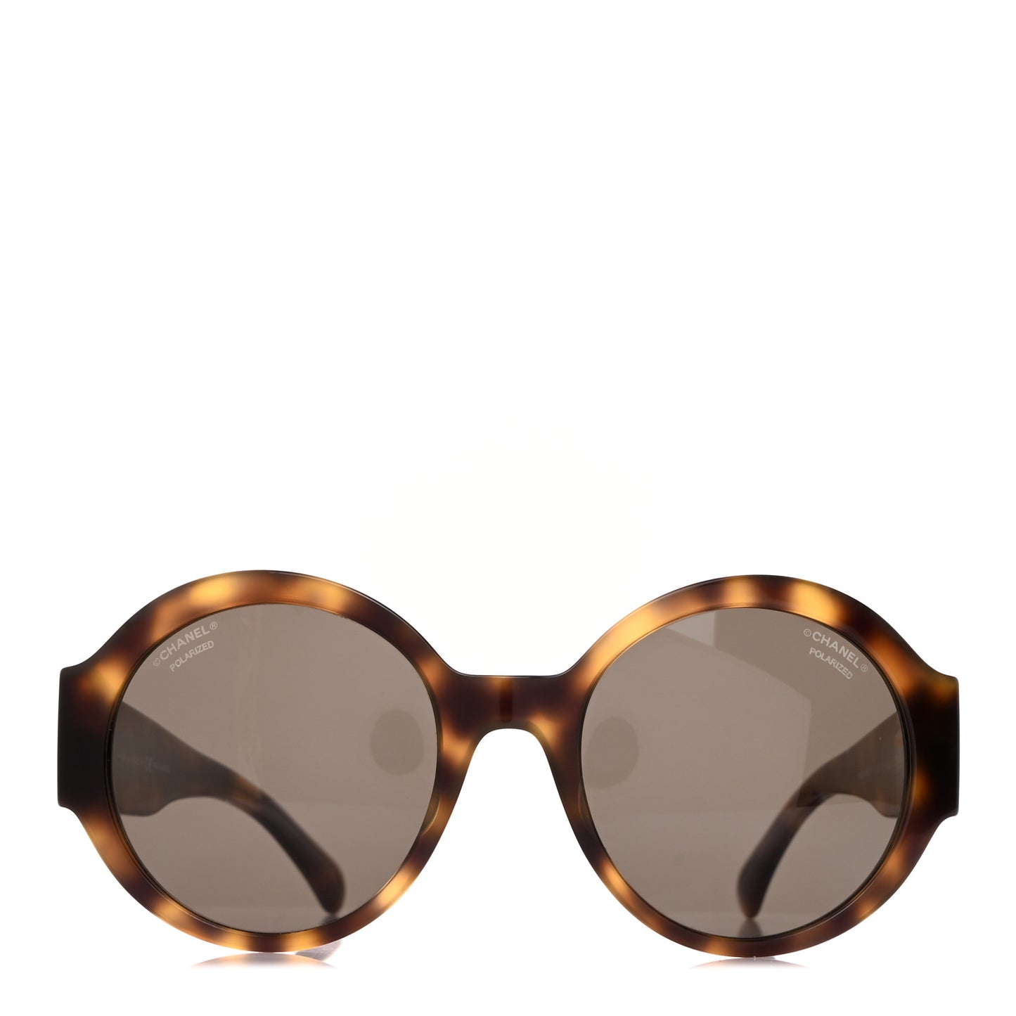 Acetate Polarized Round Sunglasses 5410 Tortoise
