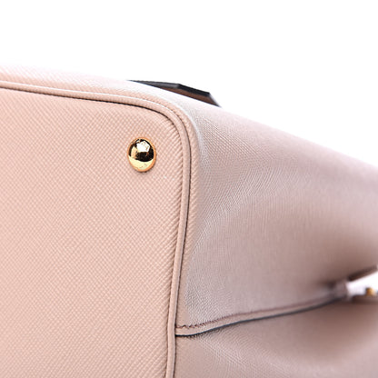 Prada Saffiano Cuir Medium Double Bag Cammeo 10 of 11