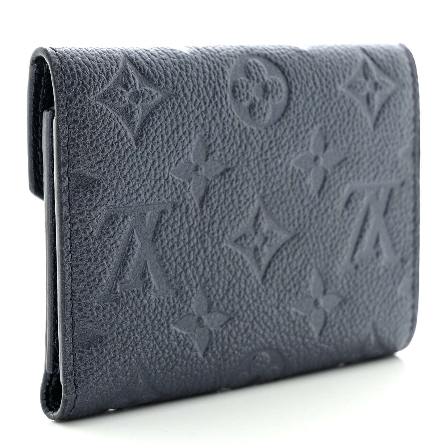 Empreinte Monogram Flower Victorine Wallet Navy Blue