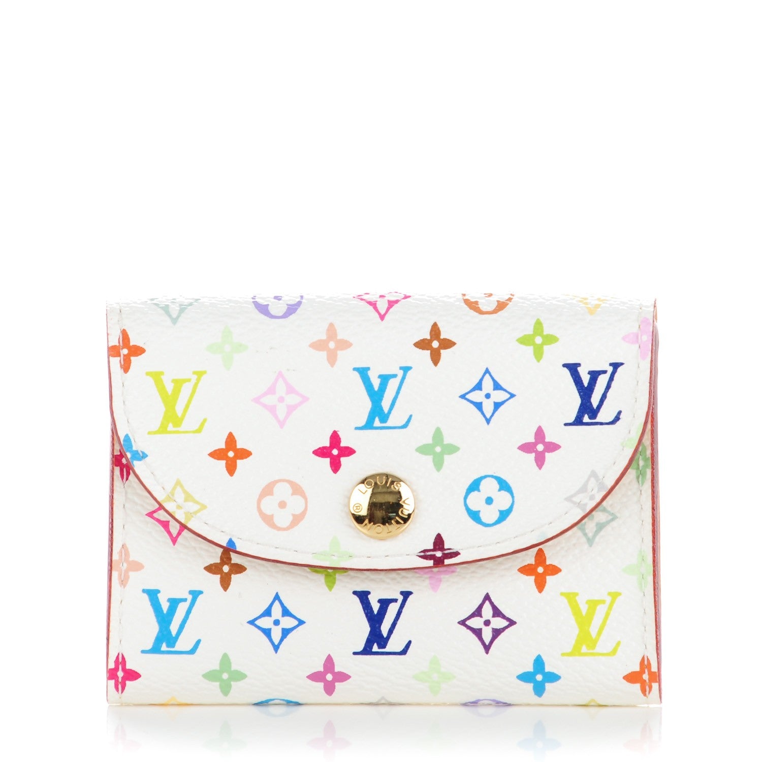 Louis Vuitton Monogram Multicolor Business Card Holder White 1 of 7