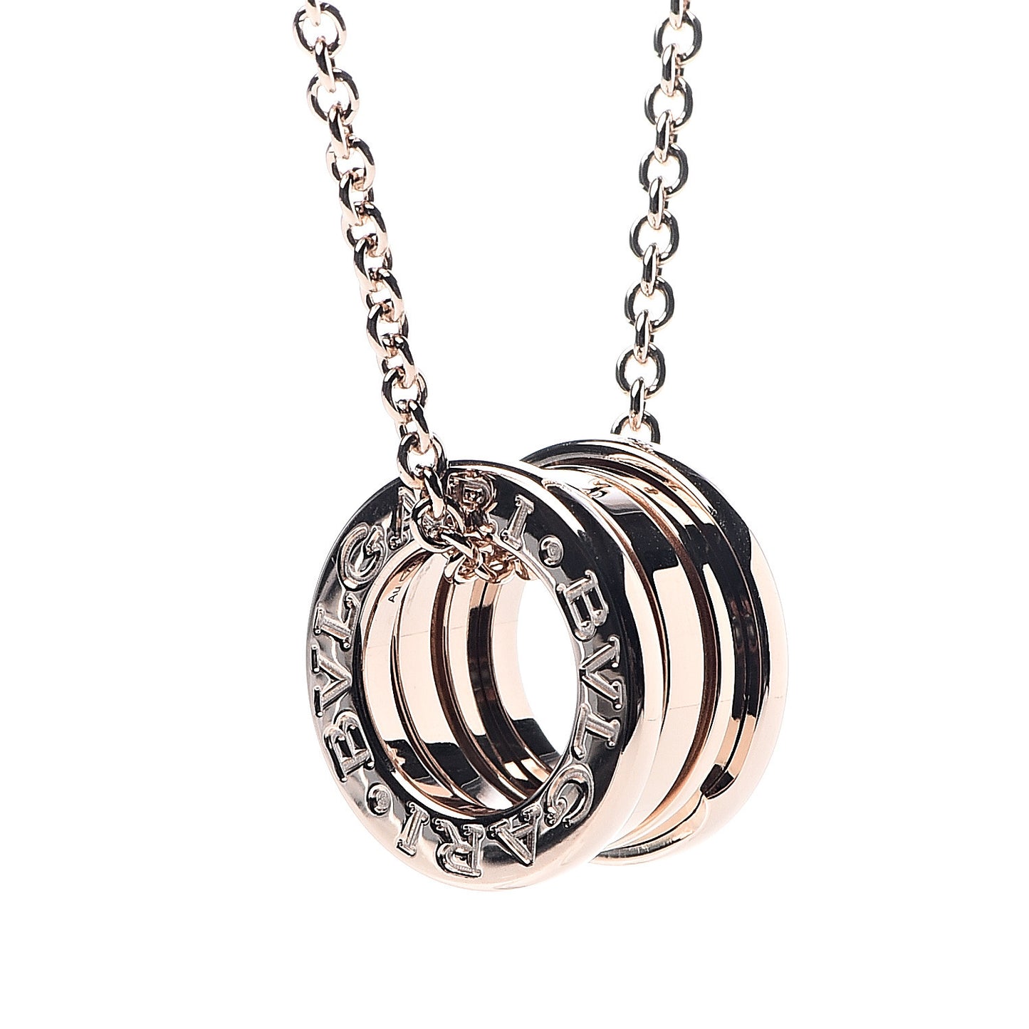 18K Rose Gold B.Zero1 Pendant Necklace
