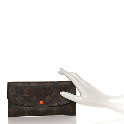 Louis Vuitton Monogram Emilie Wallet Piment 2 of 8