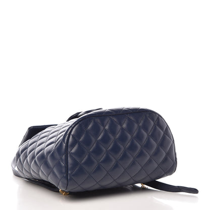 Chanel Calfskin Quilted Small Urban Spirit Backpack Blue 4 of 8