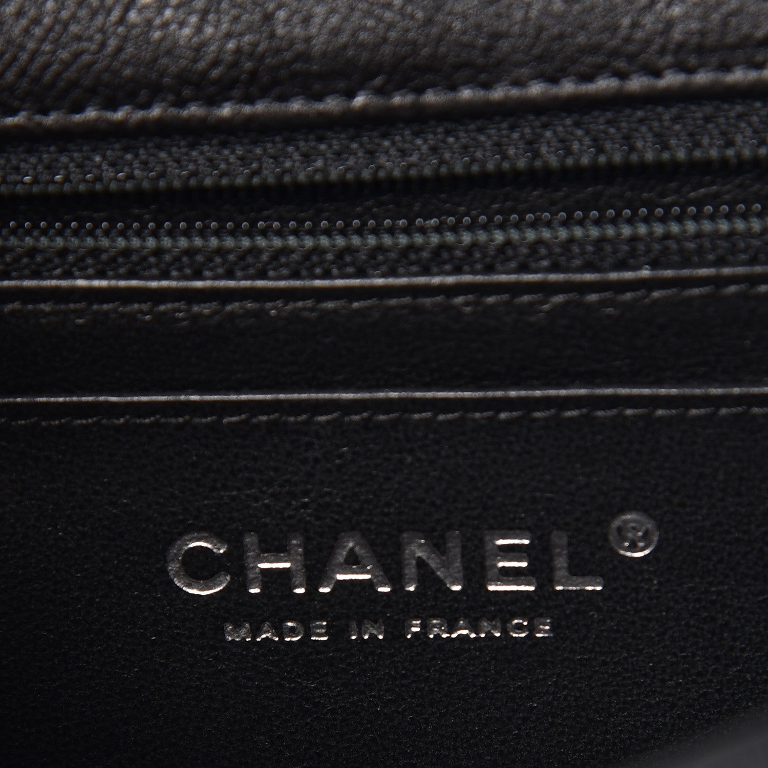 Chanel Crumpled Calfskin Quilted Mini Rectangular Flap So Black 6 of 8