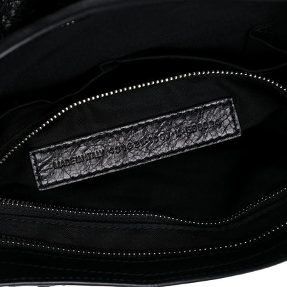 Balenciaga Agneau Classic Silver Hardware S City Logo Strap Black Pink 7 of 12