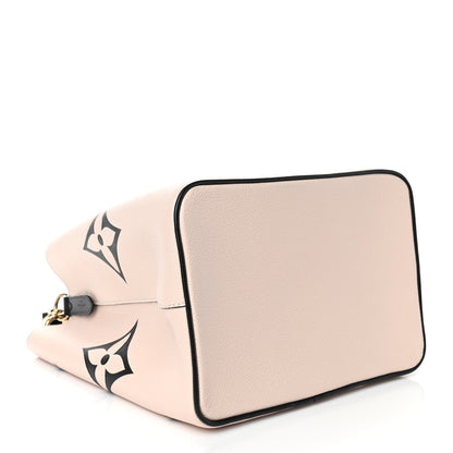 Louis Vuitton Empreinte Monogram Giant Crafty Neonoe MM Creme Black 5 of 8