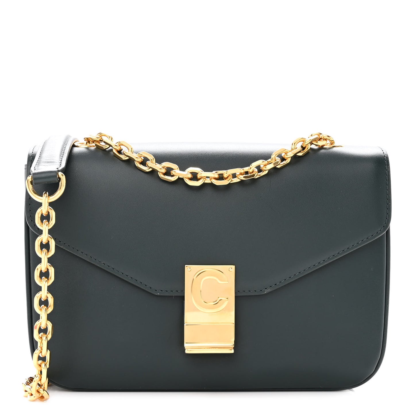 Shiny Calfskin Medium C Bag Amazone