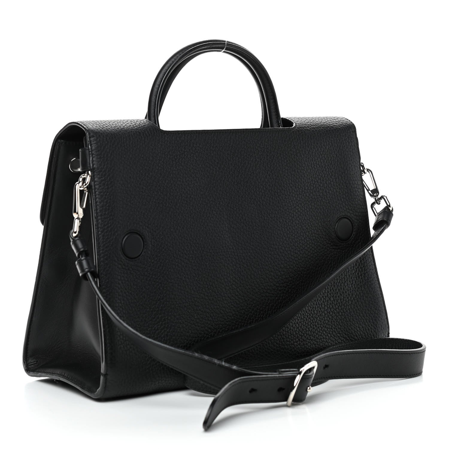 Christian Dior Grained Calfskin Medium Diorever Flap Black 3 of 10