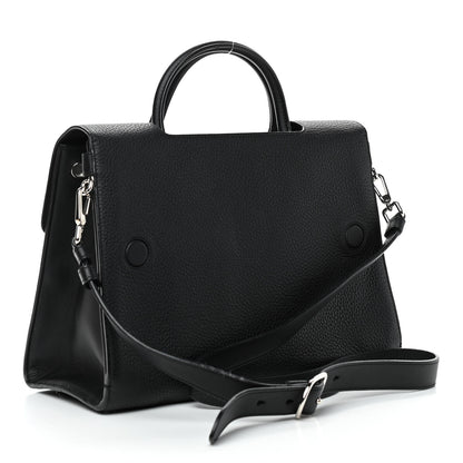Christian Dior Grained Calfskin Medium Diorever Flap Black 3 of 10
