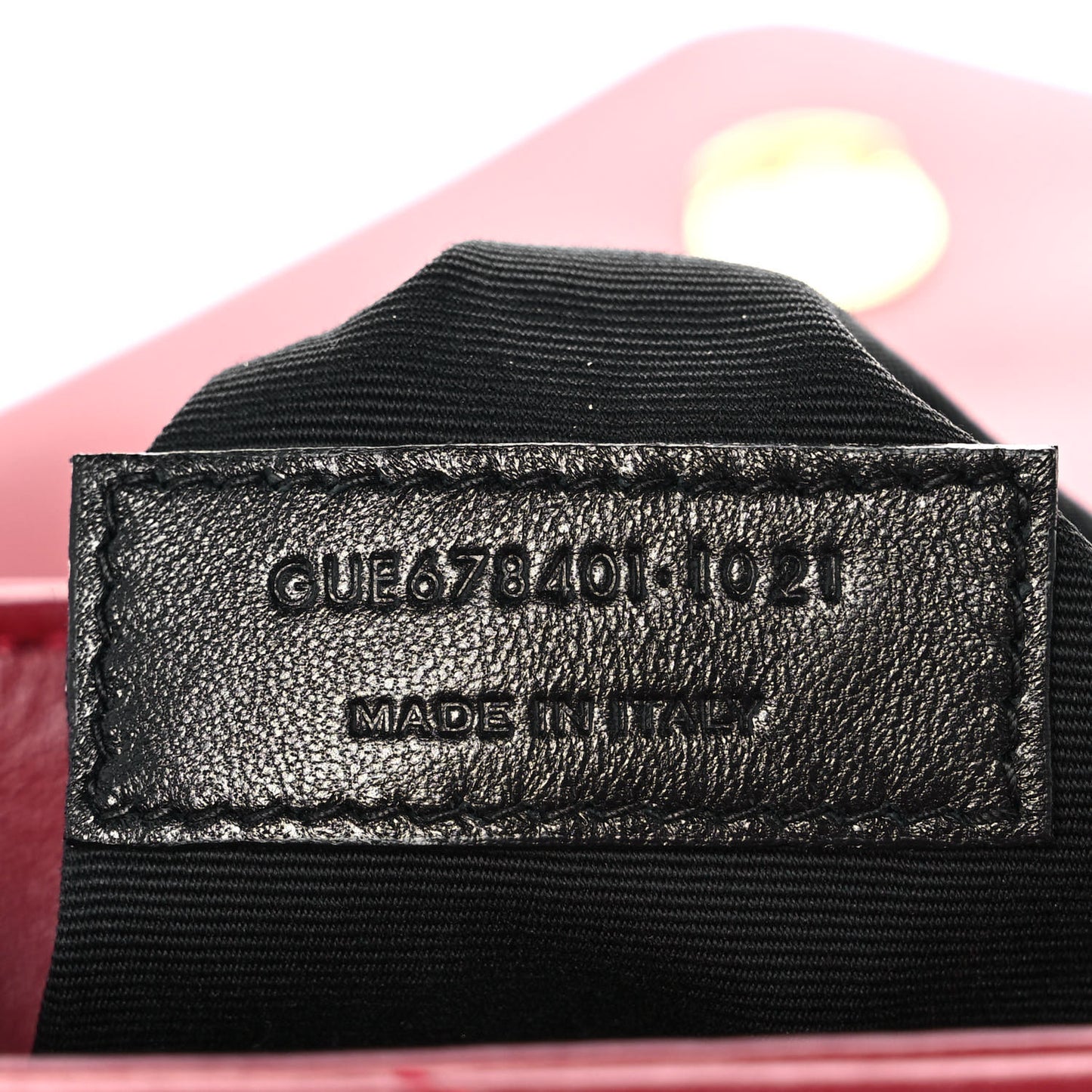 Calfskin Y Quilted Monogram Toy Loulou Crossbody Bag Opyum Red