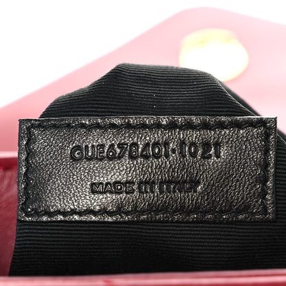 Saint Laurent Calfskin Y Quilted Monogram Toy Loulou Crossbody Bag Opyum Red 6 of 8