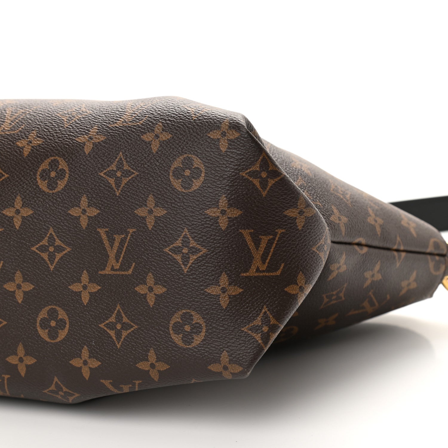 Louis Vuitton Monogram Flower Zipped Tote MM Black 9 of 9