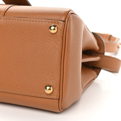Delvaux Grained Calfskin Mini Brillant Satchel Natural 10 of 11