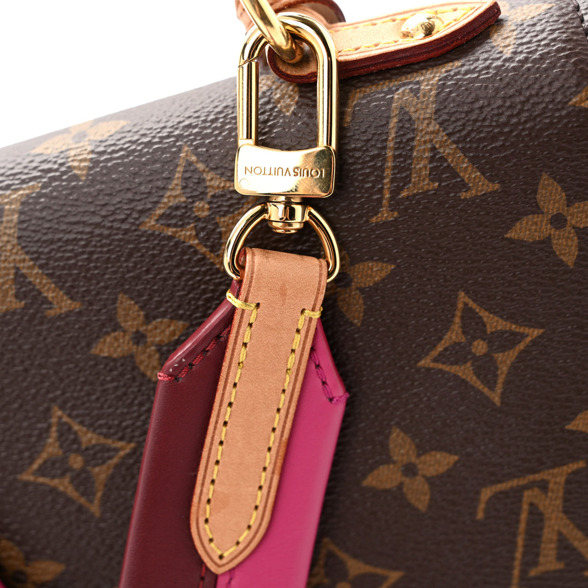 Louis Vuitton Monogram Cluny BB Bordeaux Fuchsia 11 of 12
