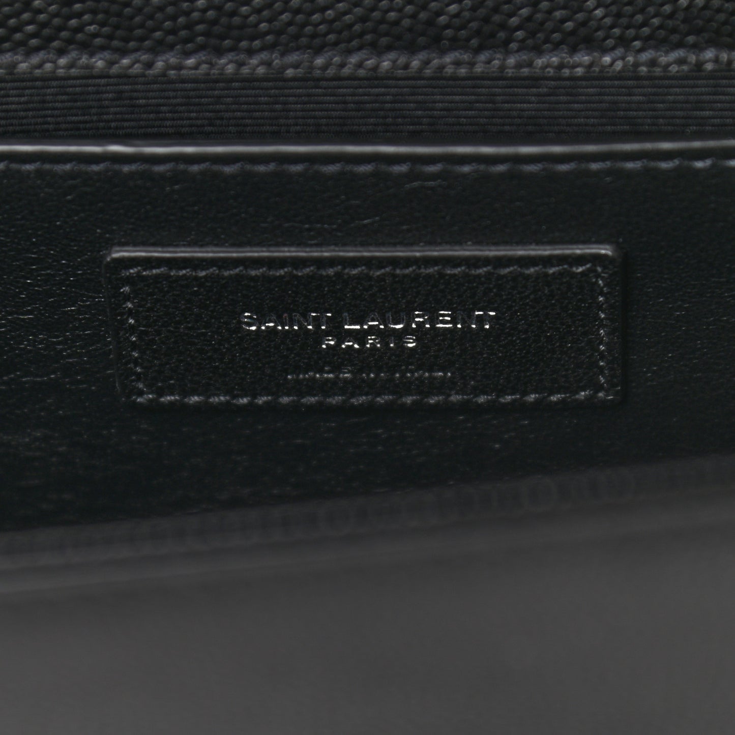 Grain De Poudre Medium Classic Monogram Kate Tassel Satchel Black