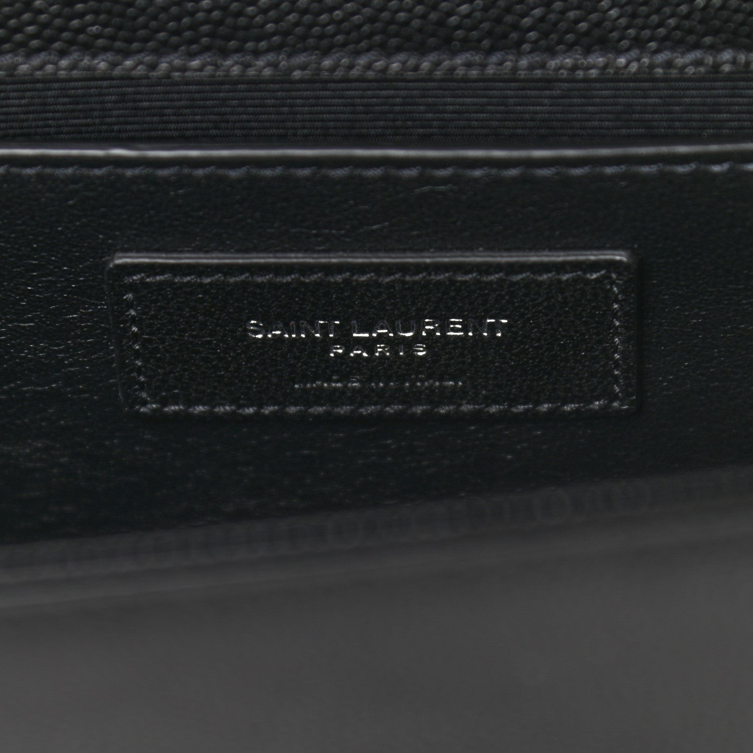 Saint Laurent Grain De Poudre Medium Classic Monogram Kate Tassel Satchel Black 5 of 8