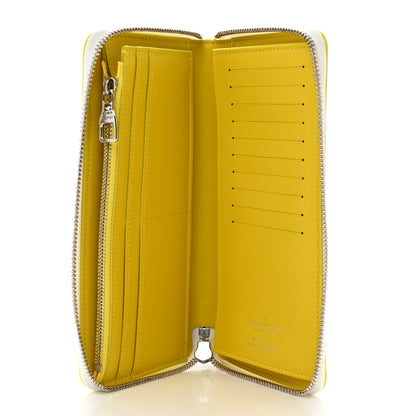 Louis Vuitton Calfskin Everyday LV Vertical Zippy Jaune 5 of 6