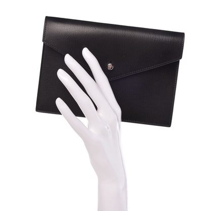 Saint Laurent Calfskin Passport Holder Black 2 of 7
