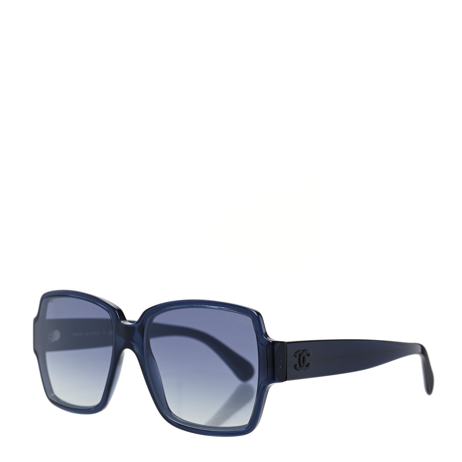 Chanel Acetate Square CC Sunglasses 5385 Blue 2 of 14