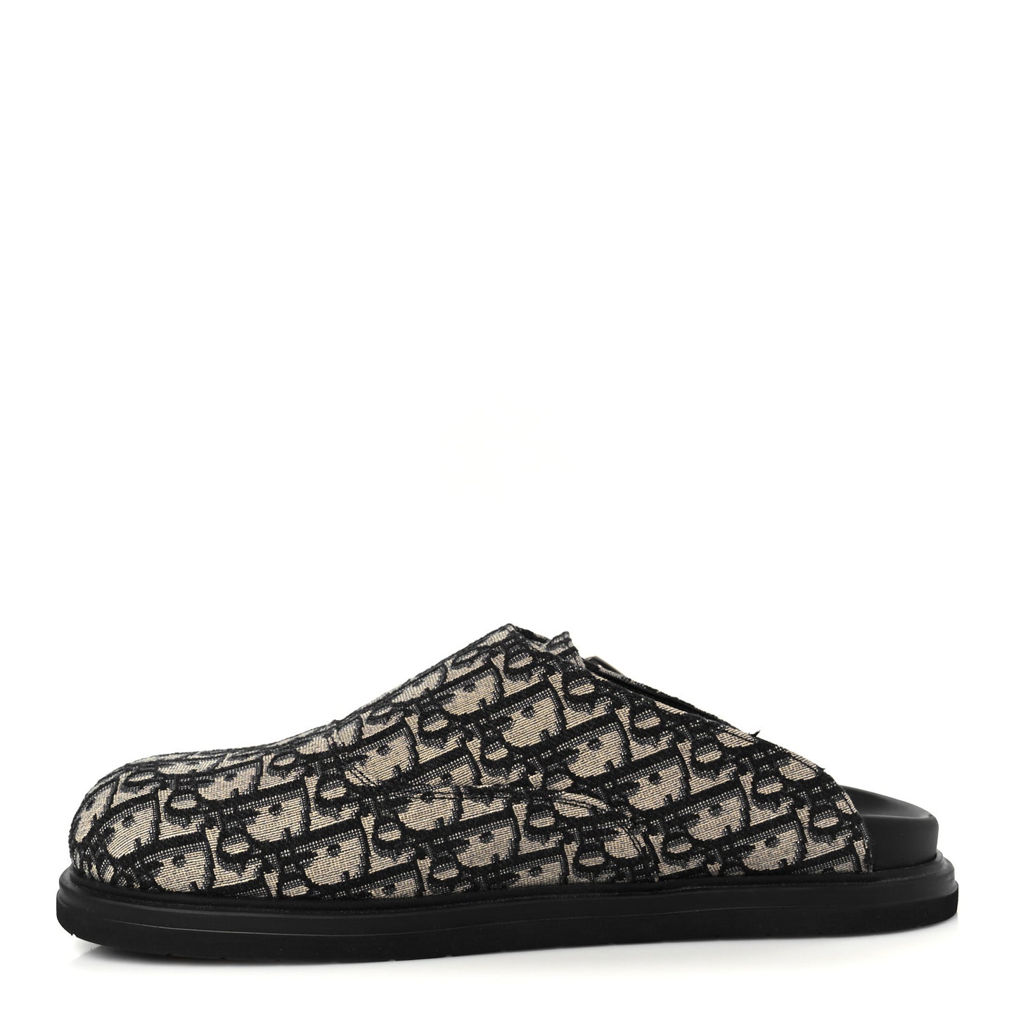 Oblique Mens Aqua Mules 45 Beige Black