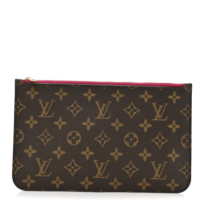 Louis Vuitton Monogram Neverfull MM GM Pochette Pivoine 1 of 8