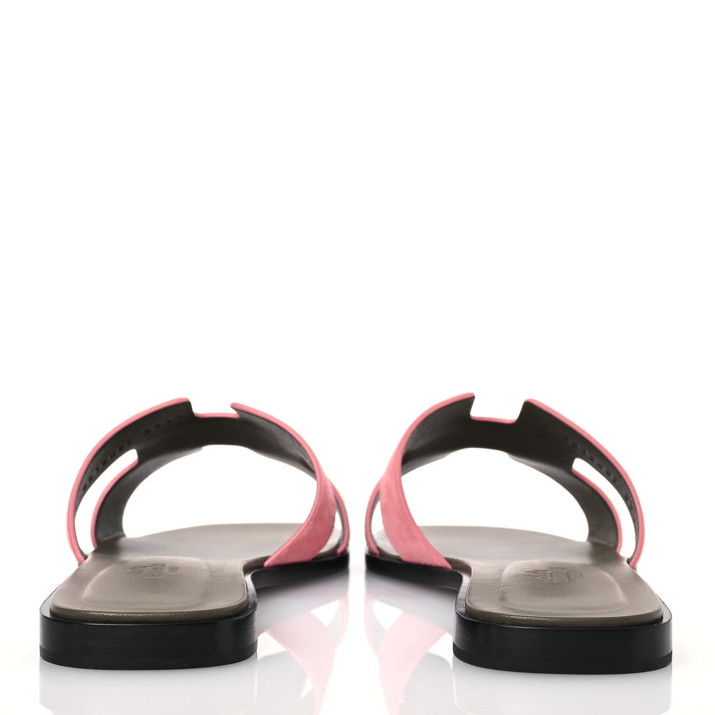 Suede Goatskin Oran Sandals 39.5 Rose Du Desert